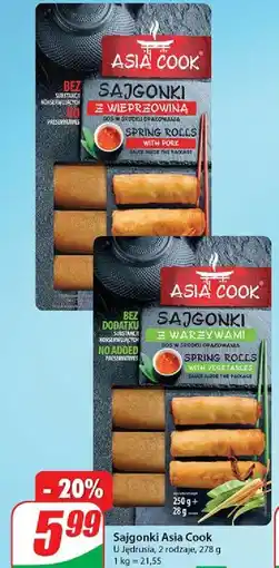 Dino Sajgonki z wieprzowiną + sos Asia Cook oferta