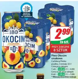 Dino Piwo brzoskwinia z kwaśną mirabelką Okocim oferta
