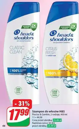 Dino Szampon do włosów citrus fresh Head&Shoulders oferta