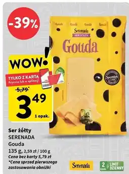 Intermarche Ser gouda w plastrach Serenada oferta