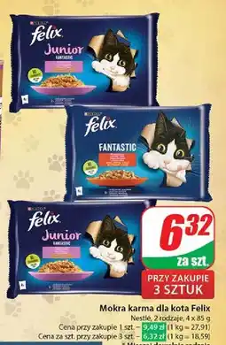 Dino Karma dla kota wiejskie smaki Purina Felix Fantastic oferta