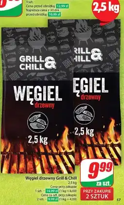 Dino Brykiet z węgla drzewnego Grill & Chill oferta