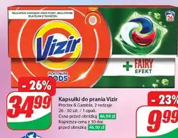 Dino Kapsułki do prania fairy effekt Vizir Platinum Pods oferta