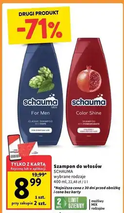 Intermarche Szampon do włosów Schauma Color Shine oferta