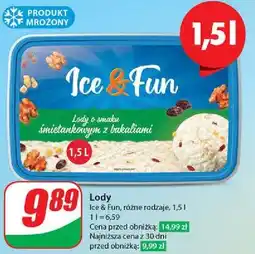 Dino Lody śmietankowe z bakaliami Koral Ice&Fun oferta