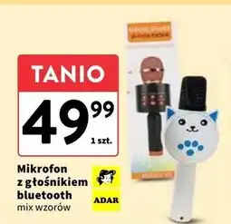 Intermarche Mikrofon z głośnikiem bluetooth Adar oferta