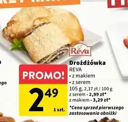 Intermarche Droźdżówka z serem Reva oferta