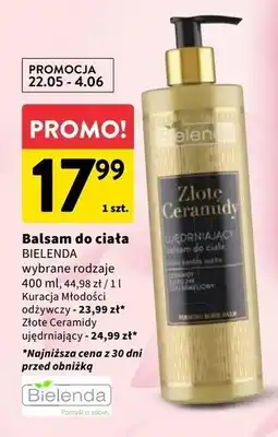 Intermarche Balsam do ciała z ekstraktem śluzu ślimaka odżywczy Bielenda Kuracja Młodości oferta