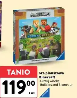 Intermarche Gra minecraft - builders and biomes jr Ravensburger oferta