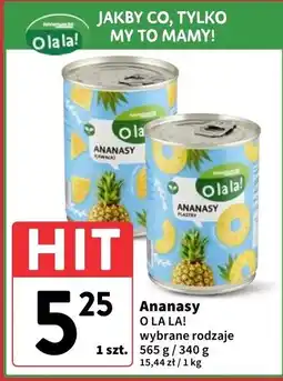 Intermarche Ananasy plastry O La La! oferta
