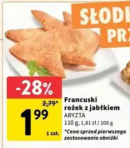 Intermarche Rożek francuski z jabłkiem Aryzta oferta