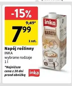 Intermarche Napój owsiany barista Inka Owsiane oferta