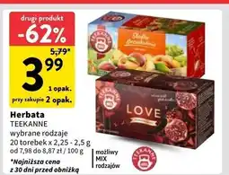 Intermarche Herbata pomegranate Teekanne Love oferta