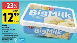 Intermarche Lody śmietankowo-waniliowe Algida Big Milk oferta