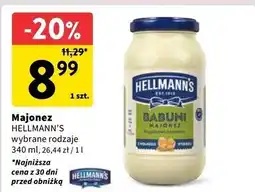 Intermarche Majonez babuni Hellmann's oferta