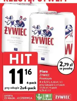 Intermarche Piwo Żywiec Jasne Pełne oferta