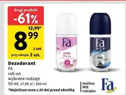 Intermarche Dezodorant sporty fresh Fa Men Sport oferta