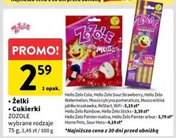 Intermarche Żelki sour hero Mieszko Zozole oferta