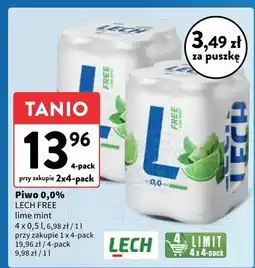 Intermarche Piwo Lech Free Limonka Z Miętą oferta