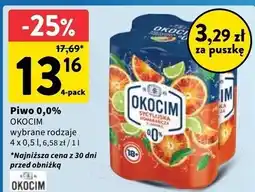 Intermarche Piwo Okocim Radler Pomarańcza Sycylijska Z Limonką 0% oferta