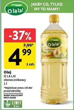 Intermarche Olej słonecznikowy O La La! oferta