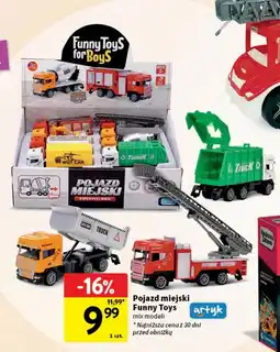 Intermarche Pojazd miejski Funny Toys For Boys oferta