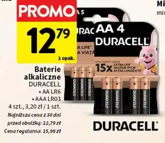Intermarche Baterie aaa/lr3 Duracell oferta