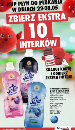 Intermarche Płyn do płukania pleasure Sofin Complete Care oferta