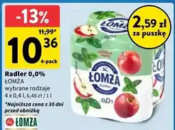 Intermarche Piwo Łomża Radler Jabłko-Mięta oferta