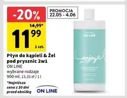 Intermarche Płyn do kąpieli i żel pod prysznic enjoy your life On Line oferta