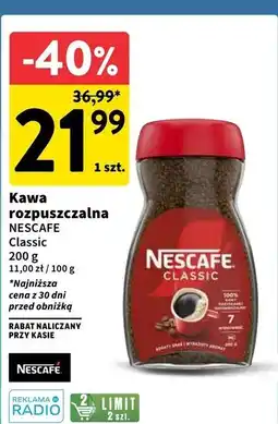 Intermarche Kawa Nescafe Classic oferta