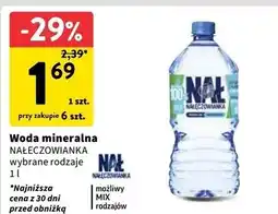 Intermarche Woda niegazowana Nałęczowianka oferta