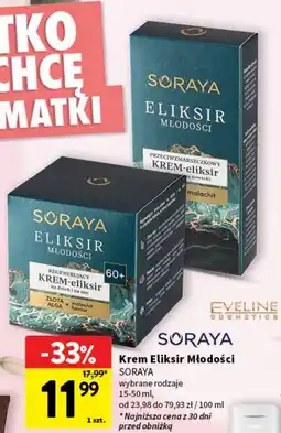 Intermarche Krem-eliksir pod oczy i na powieki Soraya Eliksir Młodości oferta