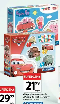 Intermarche Moje pierwsze puzzle świnka peppa Clementoni oferta