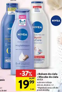 Intermarche Regenerujący balsam do ciała repair & care Nivea Dry oferta
