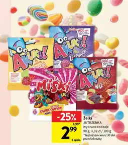 Intermarche Żelki wąż-paje Akuku! oferta