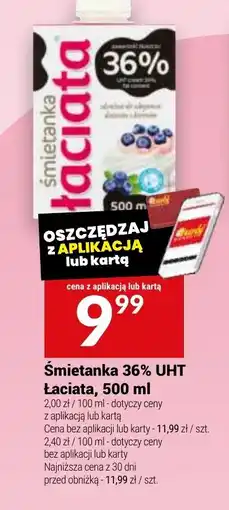 Twój Market Śmietanka 36% UHT Łaciata oferta