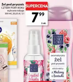 Intermarche Żel pod prysznic malina i borówka Cztery Pory Roku oferta