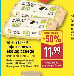 ALDI Jaja z chowu ekologicznego Wesoły Kurnik BIO oferta