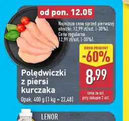 ALDI Polędwiczki z piersi kurczaka oferta