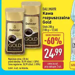 ALDI Kawa rozpuszczalna Dallmayr Gold oferta