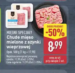 ALDI Chude mięso mielone z szynki wieprzowej oferta