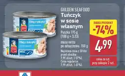 ALDI Tuńczyk w sosie własnym Golden Seafood oferta