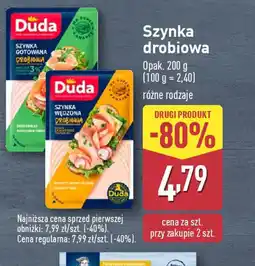 ALDI Szynka drobiowa Duda oferta