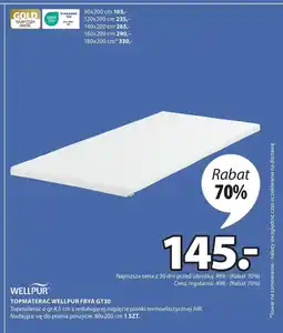 JYSK Materac Wellpur oferta