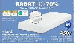 JYSK Materac Wellpur oferta