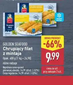 ALDI Chrupiący filet z mintaja Golden Seafood oferta