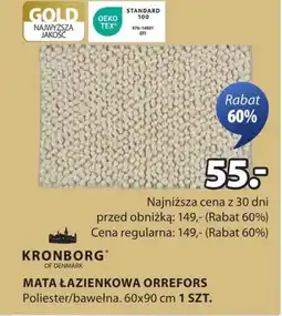 JYSK Mata łazienkowa Kronborg oferta