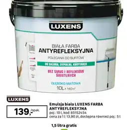 Leroy Merlin Emulsja biała Luxens oferta