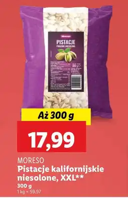 Lidl Pistacje Moreso oferta